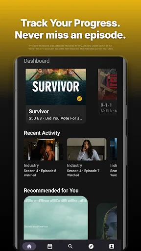 UpNext TV Series Manager ডাউনলোড করুন – সেরা টিভি শো ট্র্যাকার - Screenshot 6