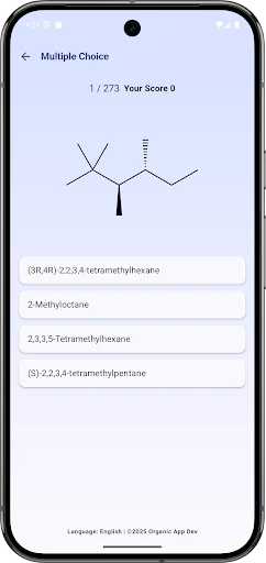 Organic Chemistry Names ডাউনলোড করুন – ১,৬০০+ ফ্ল্যাশকার্ড ও কুইজ - Screenshot 6