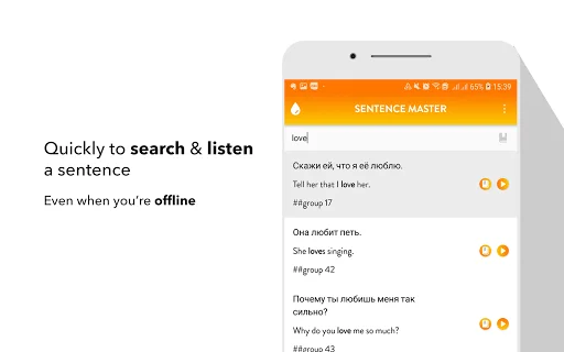 Russian Sentence Master ডাউনলোড করুন – রাশিয়ান ভাষা শিখুন - Screenshot 12