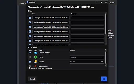 NZBDonkey ডাউনলোড করুন – সেরা NZB ফাইল অটোমেশন টুল - Screenshot 4