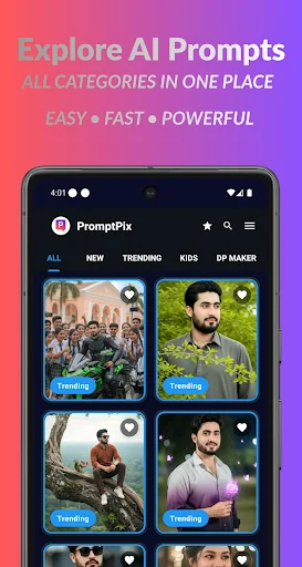 PromptPix ডাউনলোড করুন – AI ইমেজ প্রম্পট জেনারেটর ফ্রি - Screenshot 2