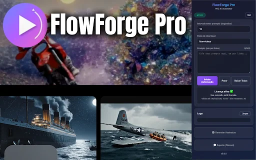 FlowForge Pro ডাউনলোড করুন – Veo AI ভিডিও অটোমেশন টুল - Screenshot 1