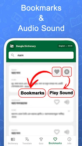Bangla Dictionary ডাউনলোড করুন – ইংরেজি থেকে বাংলা দ্রুত অনুবাদ - Screenshot 3
