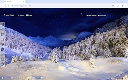 Winter Snow Wallpaper ডাউনলোড করুন – সেরা HD ব্যাকগ্রাউন্ড - Screenshot 1