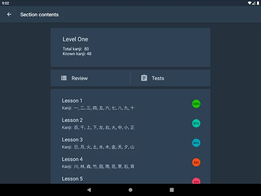 Japanese Characters ডাউনলোড করুন – জাপানি ভাষা শেখার সেরা অ্যাপ - Screenshot 15