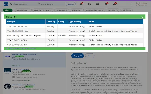 Ultimate UK Visa Sponsor Checker ডাউনলোড করুন – স্মার্ট জব সার্চ - Screenshot 3