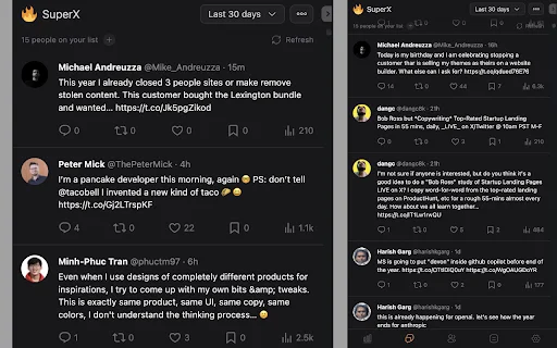 SuperX ডাউনলোড করুন – Twitter Analytics ও গ্রোথ টুলস - Screenshot 2