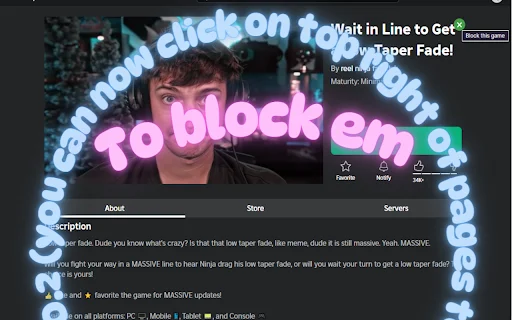 Roblox Game Blocker ডাউনলোড করুন – অপ্রয়োজনীয় গেম হাইড করুন - Screenshot 4