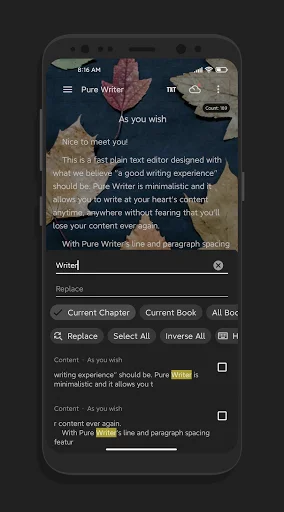 Pure Writer ডাউনলোড করুন – সেরা রাইটিং ও নোটস অ্যাপ - Screenshot 5