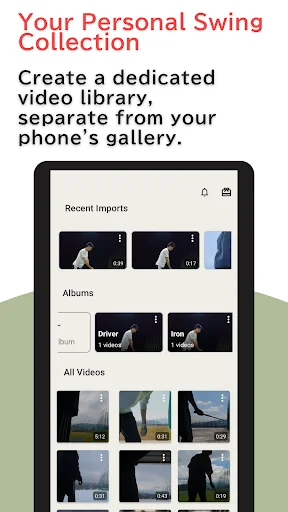 Golf Swing Viewer ডাউনলোড করুন – গলফ সুইং অ্যানালাইসিস অ্যাপ - Screenshot 4