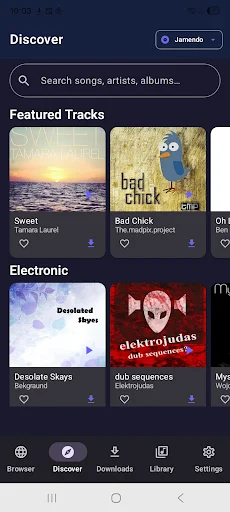 MP3 Music Downloader & Player ডাউনলোড করুন – সেরা ফ্রি মিউজিক অ্যাপ - Screenshot 2