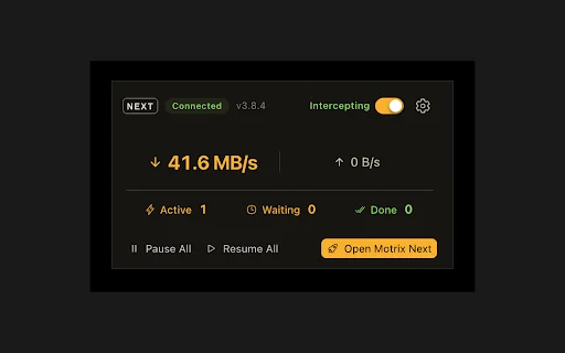 Motrix Next Extension ডাউনলোড করুন – সেরা ডাউনলোড ম্যানেজার - Screenshot 1
