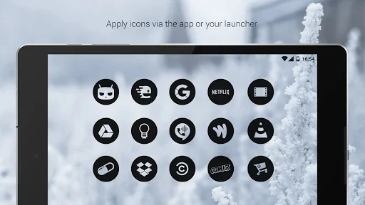 Dark Void – Black Circle Icons ডাউনলোড করুন – সেরা মিনিমালিস্ট আইকন প্যাক - Screenshot 9