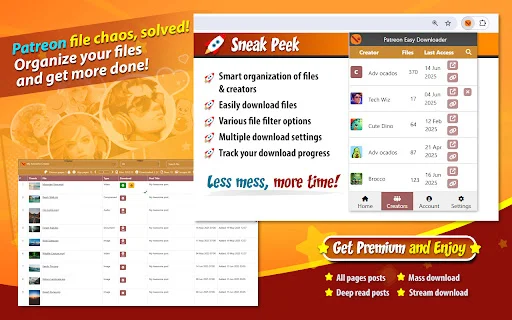 Patreon Easy Downloader ডাউনলোড করুন – সহজে Patreon ফাইল ম্যানেজ করুন - Screenshot 2