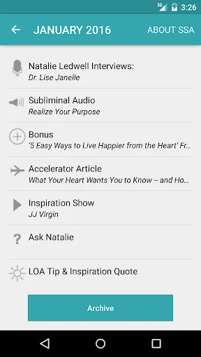 Subliminal Success Accelerator ডাউনলোড করুন – আত্মোন্নয়নের সেরা অ্যাপ - Screenshot 2