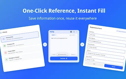 Fillify – AI Form Filler ডাউনলোড করুন: যেকোনো ফর্ম পূরণ এখন সহজ - Screenshot 3