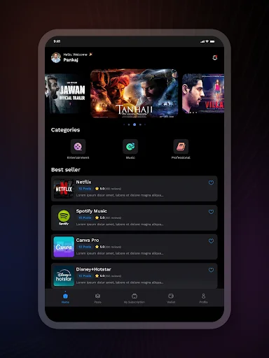 The Subscription ডাউনলোড করুন – আপনার ডিজিটাল জীবন সহজ করুন - Screenshot 9