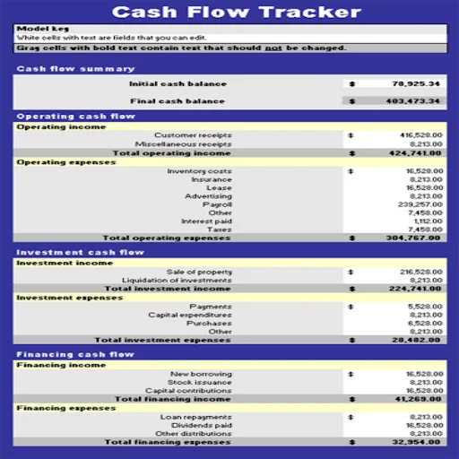 Financial Statement Templates ডাউনলোড করুন – পেশাদার আর্থিক হিসাবের সমাধান - Screenshot 1