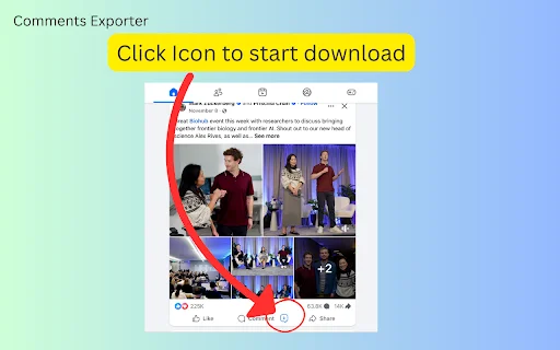 Comments Exporter ডাউনলোড করুন – ফেসবুক কমেন্ট এক্সপোর্ট টুল - Screenshot 2
