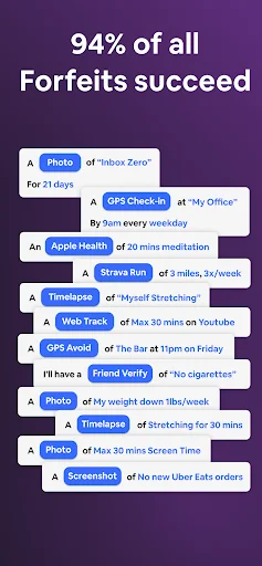 Forfeit: Habit Contracts ডাউনলোড করুন – অভ্যাস গঠনের সেরা অ্যাপ - Screenshot 14