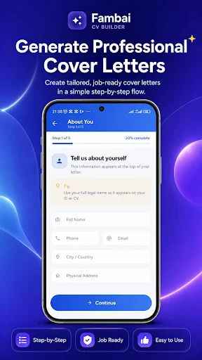 Fambai CV Builder ডাউনলোড করুন – ATS ফ্রেন্ডলি সিভি ও পোর্টফোলিও - Screenshot 4