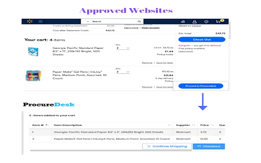 ProcureDesk Website Extension ডাউনলোড করুন – সেরা পারচেজ টুল - Screenshot 1