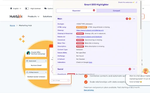 Smart SEO Highlighter ডাউনলোড করুন – সেরা SEO টুল - Screenshot 1