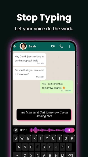 EkkoBoard AI Voice Keyboard ডাউনলোড করুন – দ্রুত ভয়েস টাইপিং - Screenshot 2