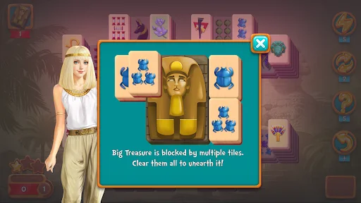 Mahjong Riddles: Egypt ডাউনলোড করুন – প্রাচীন মিশরের রহস্য উন্মোচন - Screenshot 6