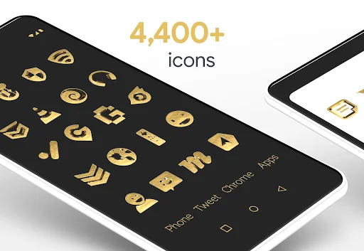 Solid Gold Pro Icon Pack ডাউনলোড করুন – প্রিমিয়াম থ্রিডি গোল্ড আইকন - Screenshot 8