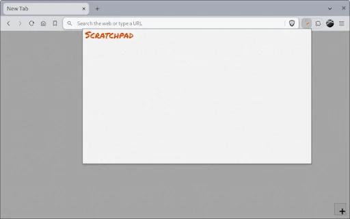 Scratchpad ডাউনলোড করুন – দ্রুত নোট ও অটোসেভ এক্সটেনশন - Screenshot 1
