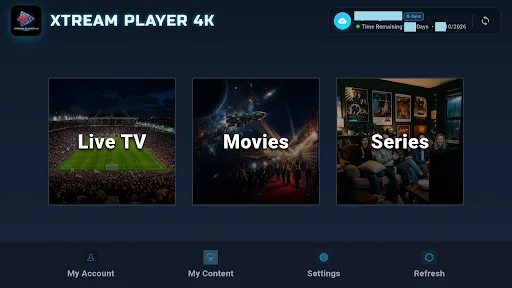 Xtream Player 4K ডাউনলোড করুন – দ্রুত এবং বিজ্ঞাপন-মুক্ত IPTV অভিজ্ঞতা - Screenshot 12