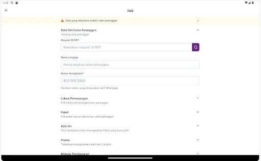 Sabrina অ্যাপ ডাউনলোড করুন – MyRepublic সেলস টিমের জন্য সেরা টুল - Screenshot 7
