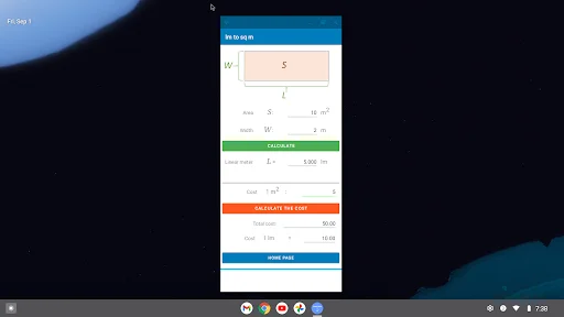 Linear Meter to m2 Calculator ডাউনলোড করুন – দ্রুত এবং নির্ভুল পরিমাপ - Screenshot 15