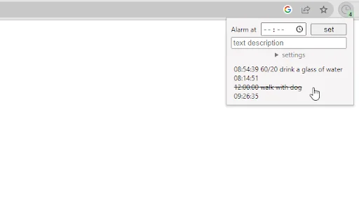 Lightweight Alarm Clock for Chrome – Simple & Efficient Timer - Screenshot 3