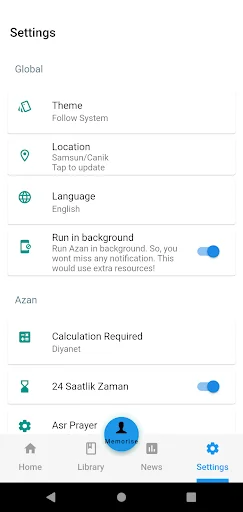 Prayer time, Quran ডাউনলোড করুন – সঠিক নামাজের সময় ও কুরআন - Screenshot 5