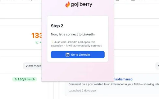 Gojiberry AI ডাউনলোড করুন – LinkedIn ও Gojiberry কানেক্ট করুন - Screenshot 1