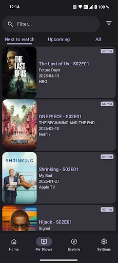 WatchList অ্যাপ ডাউনলোড করুন – সেরা টিভি শো ট্র্যাকার - Screenshot 4