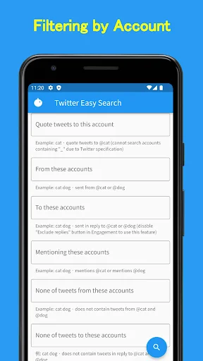 X/Twitter Easy Search ডাউনলোড করুন – উন্নত সার্চ টুল - Screenshot 6