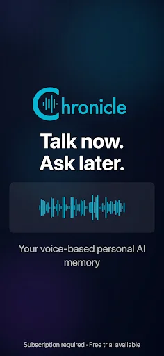 Chronicle – AI Voice Memory ডাউনলোড করুন – সেরা AI মেমোরি অ্যাপ - Screenshot 1