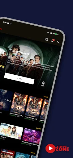 Stream Zone Lite ডাউনলোড করুন – লেটেস্ট মুভি ও টিভি শোর ফ্রি অ্যাপ - Screenshot 2