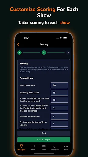 RealTVFantasy ডাউনলোড করুন – রিয়েলিটি টিভি ফ্যান্টাসি লিগ - Screenshot 1