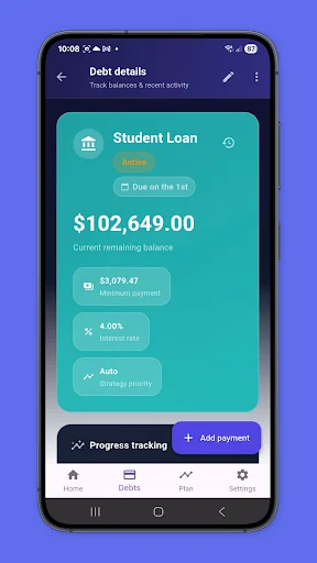 Payooo: Debt Payoff Planner ডাউনলোড করুন – ঋণ পরিশোধের সেরা উপায় - Screenshot 3