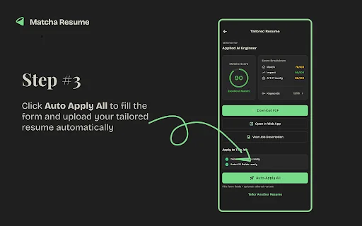 Matcha Resume ডাউনলোড করুন – AI দিয়ে দ্রুত সিভি তৈরি করুন - Screenshot 3