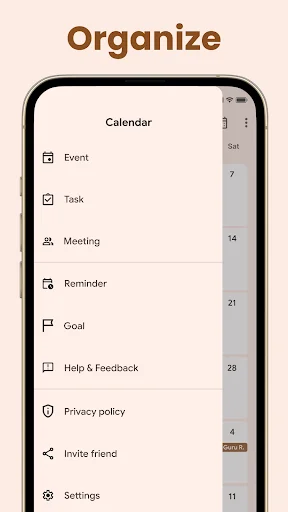 Calendar ডাউনলোড করুন – আপনার দিন সাজান সেরা শিডিউল প্ল্যানার দিয়ে - Screenshot 2