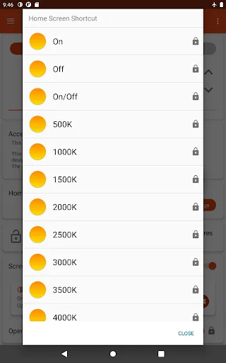 Color Temperature Setting Lite ডাউনলোড করুন – চোখের আরামের জন্য সেরা অ্যাপ - Screenshot 5