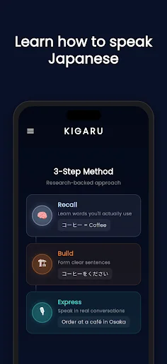 Speak Japanese – Kigaru Talks ডাউনলোড করুন – জাপানি ভাষা শিখুন - Screenshot 7