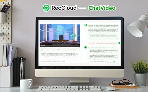 RecCloud ডাউনলোড করুন – সেরা স্ক্রিন রেকর্ডার ও এআই ভিডিও এডিটর - Screenshot 3