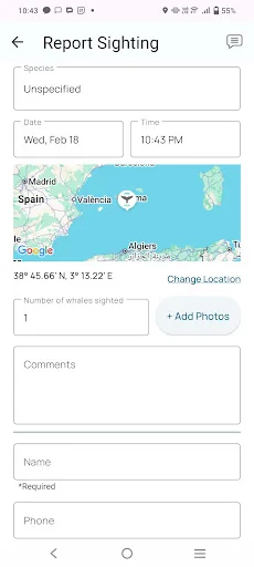 Whale Alert অ্যাপ ডাউনলোড করুন – তিমির অবস্থান ও সুরক্ষা - Screenshot 5