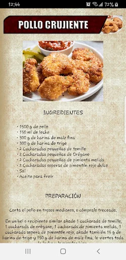 Recetas Caseras y Postres অ্যাপ ডাউনলোড করুন – সেরা রান্নার রেসিপি - Screenshot 4